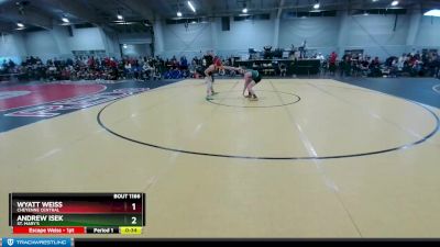 120 lbs Cons. Round 6 - Wyatt Weiss, Cheyenne Central vs Andrew Isek, St. Mary`s