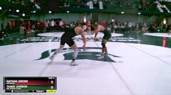 141 lbs Semifinal - Tagen Jamison, Oklahoma State vs Nathan Jerore, Michigan