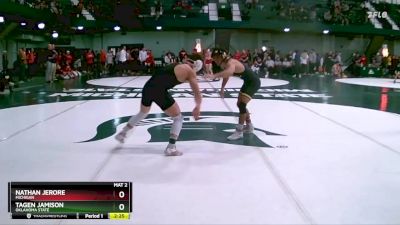 141 lbs Semifinal - Tagen Jamison, Oklahoma State vs Nathan Jerore, Michigan