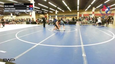 113 lbs Consi Of 4 - Bilal Habib, Grind House Wrestling Academy vs Hayden Ross, 512 Outlaw Wrestling