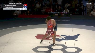 175 lbs 1st Place Match - Layden Acevedo, Pennsylvania vs Tyde Nelsen, Iowa