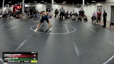 115 lbs Round 1 (4 Team) - Parker Humphrey, Mat Warriors Red vs Landon Meyer, Full Circle