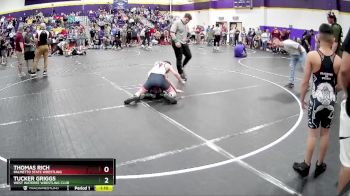 107 lbs Cons. Semi - Tucker Griggs, West Wateree Wrestling Club vs Thomas Rich, Palmetto State Wrestling