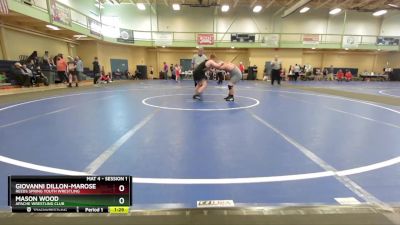 135-140 lbs Round 2 - Mason Wood, Apache Wrestling Club vs Giovanni Dillon-Marose, Reeds Spring Youth Wrestling