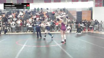 120 lbs Semifinal - Saphira Sao, Lowell vs Izabella Perez, Springfield Central (W)