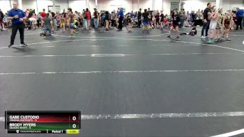 64 lbs Placement (4 Team) - Gabe Custodio, Virginia Partriots vs Brody Myers, Kraken White