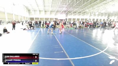 150 lbs Cons. Round 2 - Juan Gallardo, CA vs Zachary Posada, CA