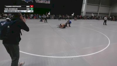 92 lbs Cons. Sub-quarters - Kannin Keefhaver, Open Mats Wrestling Club vs Kael Schindler, BTWC