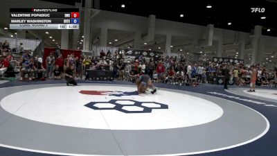 65 lbs Cons. Round 3 - Valentine Popadiuc, 505 Wrestling Club vs Marley Washington, CLT Regional Training Center