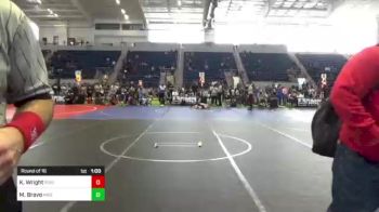52 lbs Round Of 16 - Karter Wright, Punisher Wrestling vs Matthew Bravo, Misfits