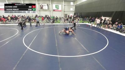 16U Girls - 170 lbs Champ. Round 1 - Lillyana Lugo, MATPAC Wrestling Club vs Alexis Penley, West Suburban Girls Wrestling Club