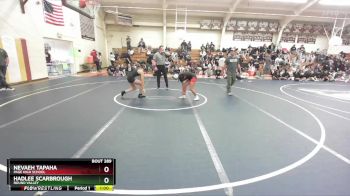 114 lbs Cons. Round 3 - Nevaeh Tapaha, Page High School vs Hadlee Scarbrough, Round Valley