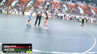 120 lbs Champ. Round 1 - Kendra Krause, Moyer Elite vs Celine Frank, Michigan Revolution