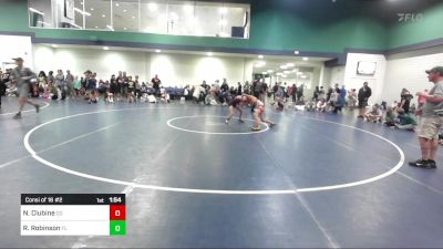 75 lbs Consi Of 16 #2 - Nathaniel Clubine, CO vs Raylynn Robinson, FL