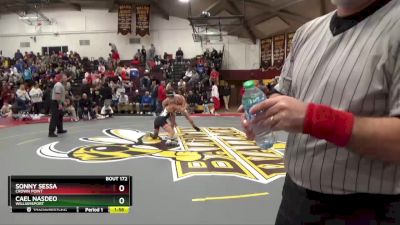 120 lbs Champ. Round 2 - Sonny Sessa, Crown Point vs Cael Nasdeo, Williamsport
