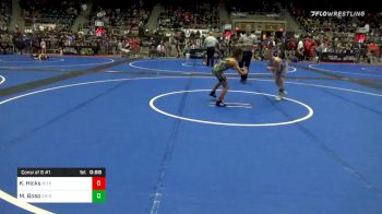 75 lbs Consolation - Kai'son Hicks, Blue T Panthers vs Marshall Boso, Choctaw Ironman