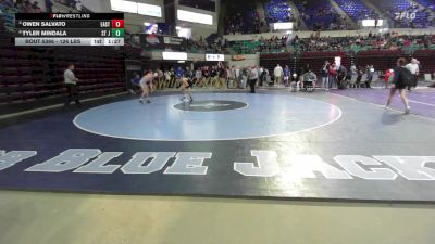 126 lbs 3rd Place - Owen Salvato, Eastside vs Tyler Mindala, St James