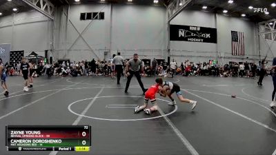 72 lbs Round 1 (4 Team) - Zayne Young, Revival Uprising Black vs Cameron Doroshenko, Mat Assassins Red