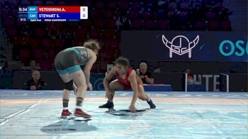 53 kg 1/8 Final - Anzhelika Vetoshkina, Russian Wrestling Federation vs Samantha Stewart, Canada