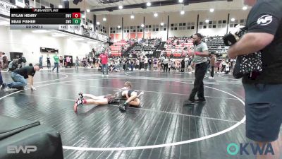 85-90 lbs Rr Rnd 3 - Rylan Henry, Brushy Wrestling Club vs Beau Fisher, Salina Wrestling Club