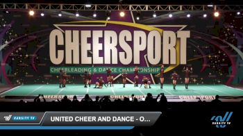 United Cheer and Dance - Outlaws [2022 L1 Junior - D2 - Small - B] 2022 CHEERSPORT National Cheerleading Championship