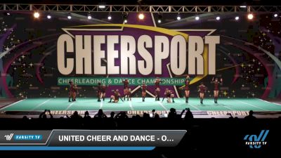 United Cheer and Dance - Outlaws [2022 L1 Junior - D2 - Small - B] 2022 CHEERSPORT National Cheerleading Championship
