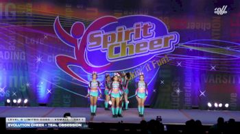 Evolution Cheer - Teal Obsession [2026 L6 Limited Coed - XSmall Day 1] 2026 Spirit Cheer Grand Nationals