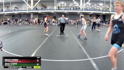 105 lbs Round 4 (8 Team) - Brian Corbin, Mat Assassins Black vs Sean Tusing, MD Maniacs