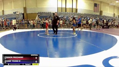 63 lbs Semifinal - Connor Prozanski, IN vs Dozier Young Iv, PA