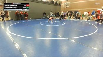 56 lbs Semifinal - Carter Jennings, Buzzsaw Wrestling Club vs Gabriel Morris, Marsh Valley Wrestling Club