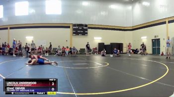 132 lbs Champ. Round 1 - Lincoln Underwood, Region Wrestling Academy vs Izaac Driver, Columbia City Wrestling Club