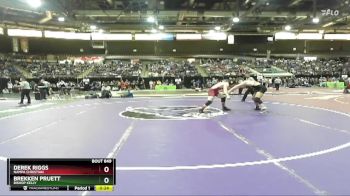 165 lbs Cons. Round 2 - Brekken Pruett, Bishop Kelly vs Derek Riggs, Nampa Christian