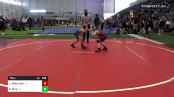 73 lbs Quarterfinal - Luke Magnusen, Los Angeles Wrestling Academy vs Charlie King, Lwc