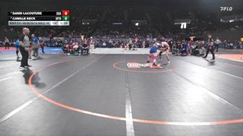 4A/3A/2A/1A Girls 140 Semifinal - Camille Keck, Newport Girls vs Danin Lacouture, Siuslaw / Mapleton Girls