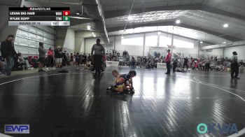 55 lbs Round Of 16 - Levan Big Hair, Wagoner Takedown Club vs Rylee Goff, Team Tulsa Wrestling Club