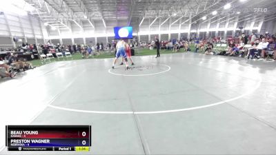 285 lbs Round 1 (8 Team) - Beau Young, Kansas vs Preston Wagner, Nebraska