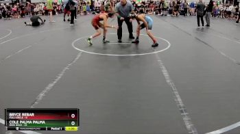 84 lbs Round 6 (8 Team) - Cole Palma Palma, Ohio Gold vs Bryce Rebar, Full Circle