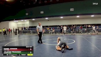 126 lbs Round 1 - Daniel Johnson, Cape Fear vs Coleman Treadaway, Hickory Ridge