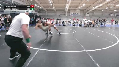 285 lbs Semifinal - Lukas Zalota, Team Shutt Rioux - HSB vs Landon Jackson, Prestige Worldwide - HSB