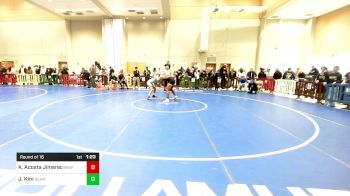 175 lbs Round Of 16 - Kalvin Acosta Jimenez, Bergenfield vs Joel Kim, Demarest