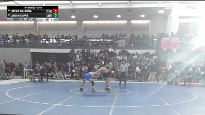 157 lbs Round Of 32 - Lucas Da Silva, St Joseph vs Logan Davis, Lyman Mem/Windham Tech