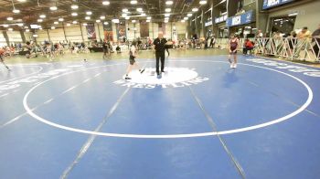 85 lbs Round Of 16 - Cullen Quay, Grit Mat Club Blue vs AJ Woerpel, POWA