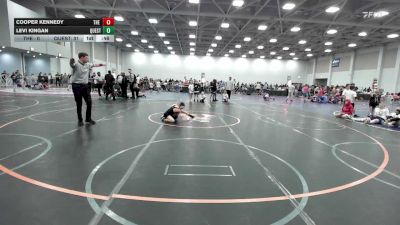 80 lbs Rr Rnd 1 - Cooper Kennedy, The Hunt WC Orange - EL vs Levi Kingan, Quest School Of Wrestling ES - EL