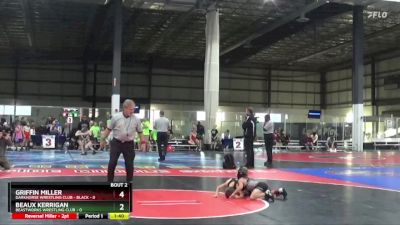 45 lbs Round 1 (4 Team) - Griffin Miller, DARKHORSE WRESTLING CLUB - BLACK vs Beaux Kerrigan, BEASTWORKS WRESTLING CLUB