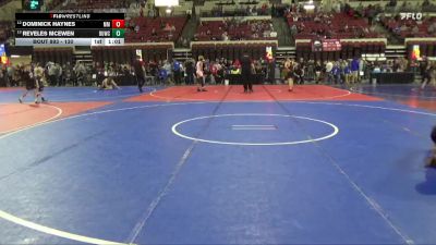 130 lbs Quarterfinal - Dominick Haynes, Mountain Man vs Reveles McEwen, Mine Yard Dogs Wrestling Club