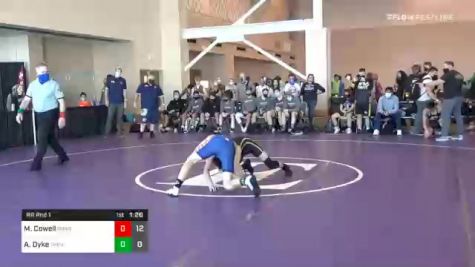 120 lbs Prelims - Mason Cowell, Orange Crush vs Ayden Dyke, Thrive Performance Wrestling