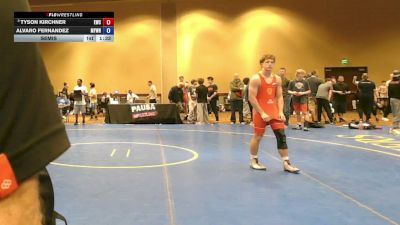 165 lbs Semis - Tyson Kirchner, Exodus Wrestling Club vs Alvaro Fernandez, Myland Wrestling