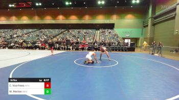 157 lbs Consi Of 8 #2 - Cooper Voorhees, Wyoming vs Murphy Menke, Oregon State-UNATT