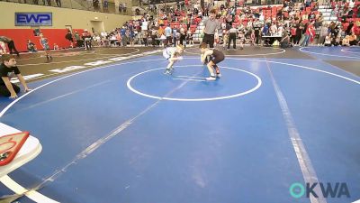 58 lbs Final - Hank Hurd, Pawhuska Elks Takedown vs Nash McCuistion, Tiger Trained Wrestling