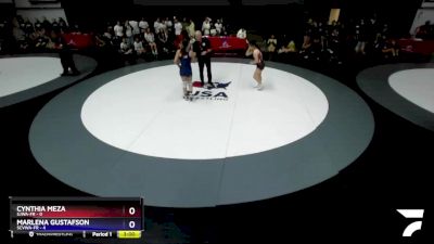 120 lbs Placement Matches (16 Team) - Cynthia Meza, SJWA-FR vs Marlena Gustafson, SCVWA-FR